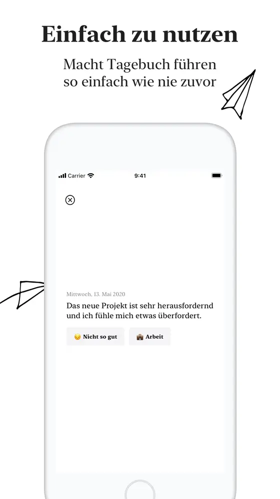 Deutscher App-Store-Screenshot 3 von 5 der Punkt-App auf dem iPhone